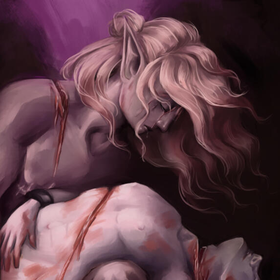 Zine work - Mourning Elf
