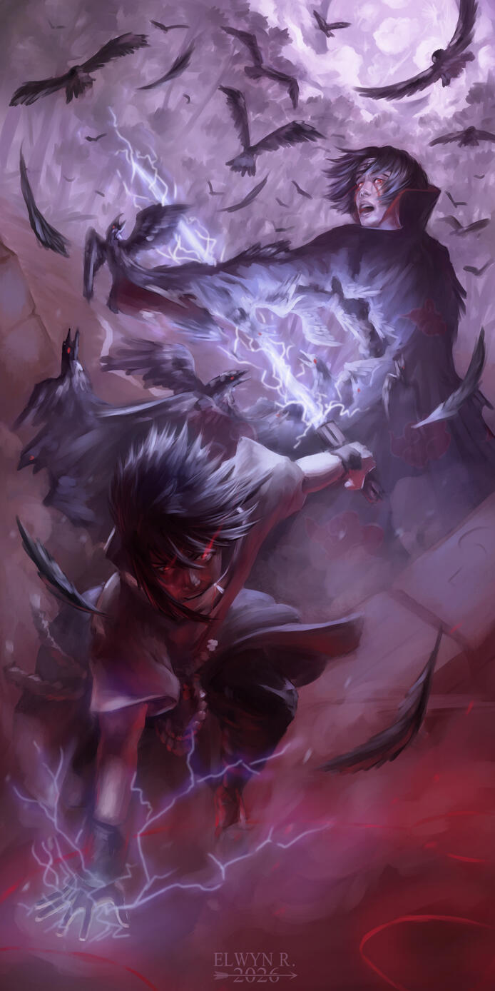 The Brother Duel - Naruto Fanart