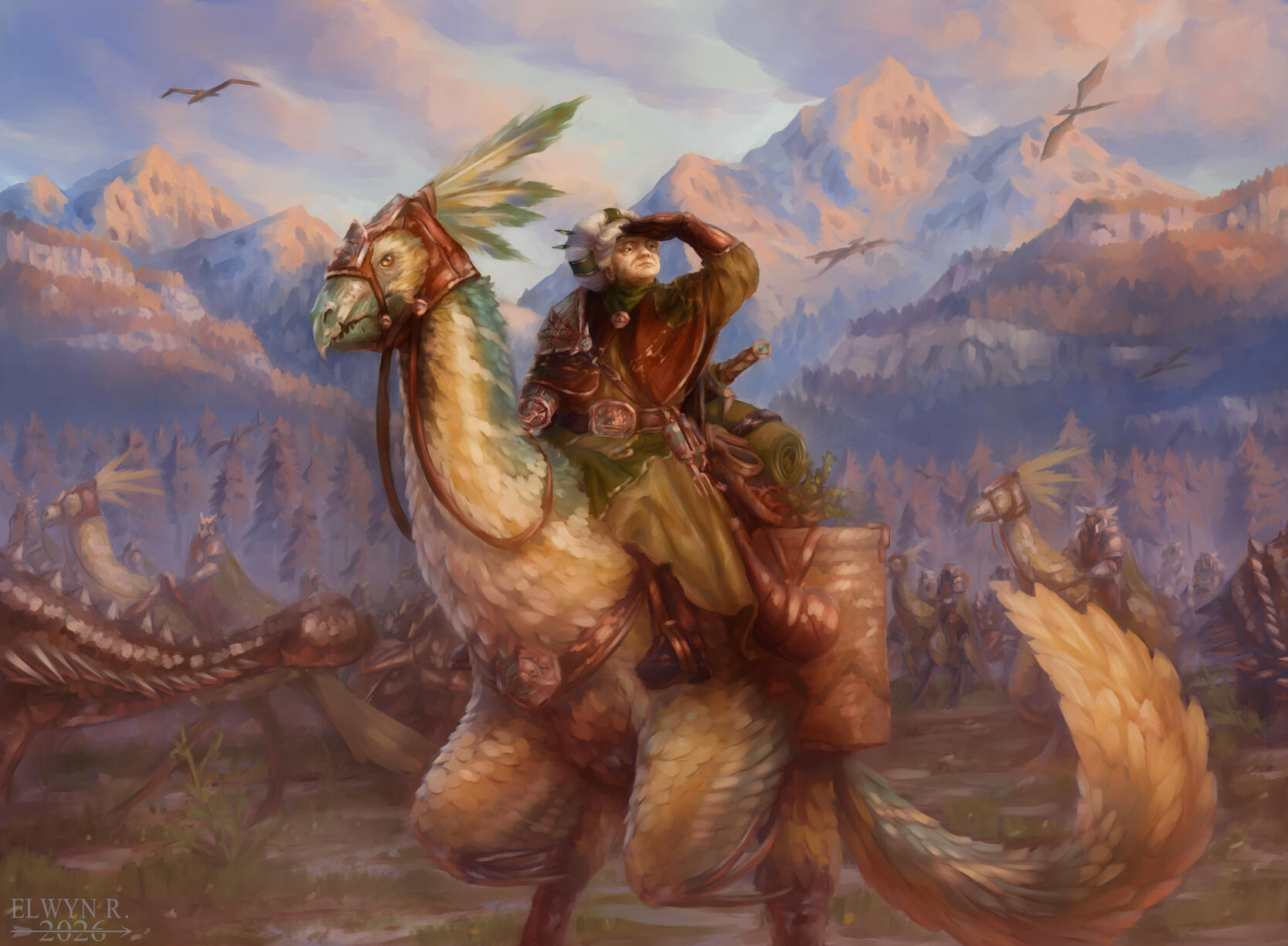 Dinosaur-rider Granny