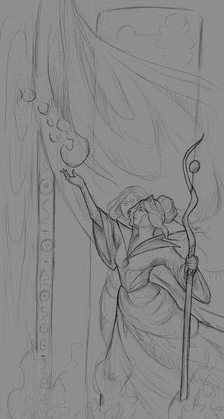 Tarot Style Illustration Tarot Style Illustration