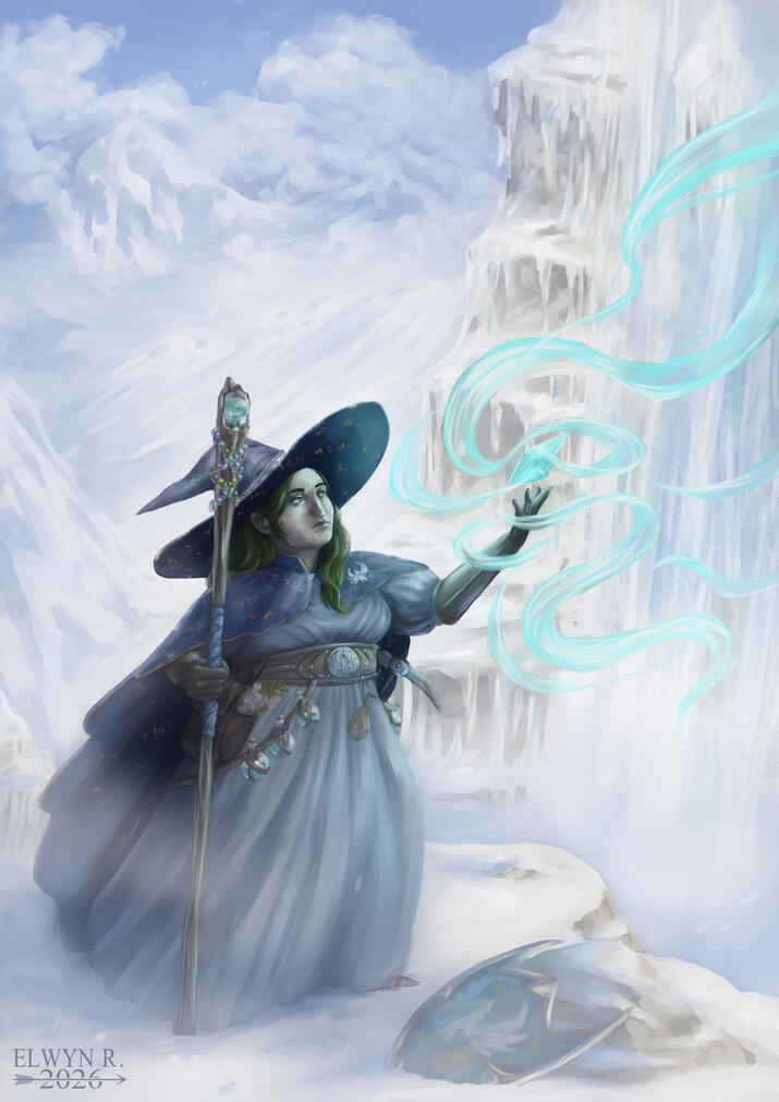 Dwarf Witch - Private Commission