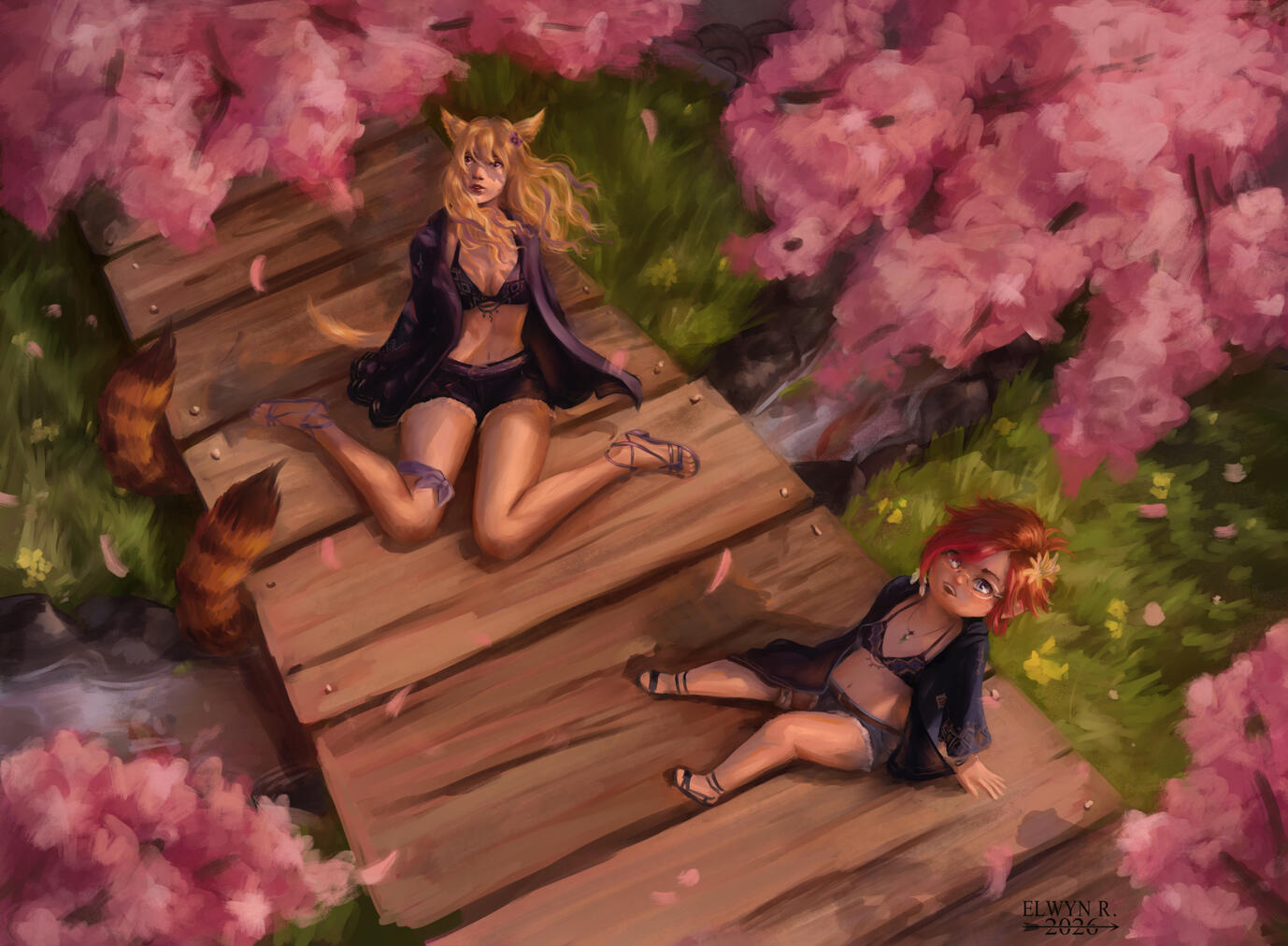 Spring Afternoon - Private Commission